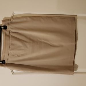 Tan colored dress skirt by Calvin Klein